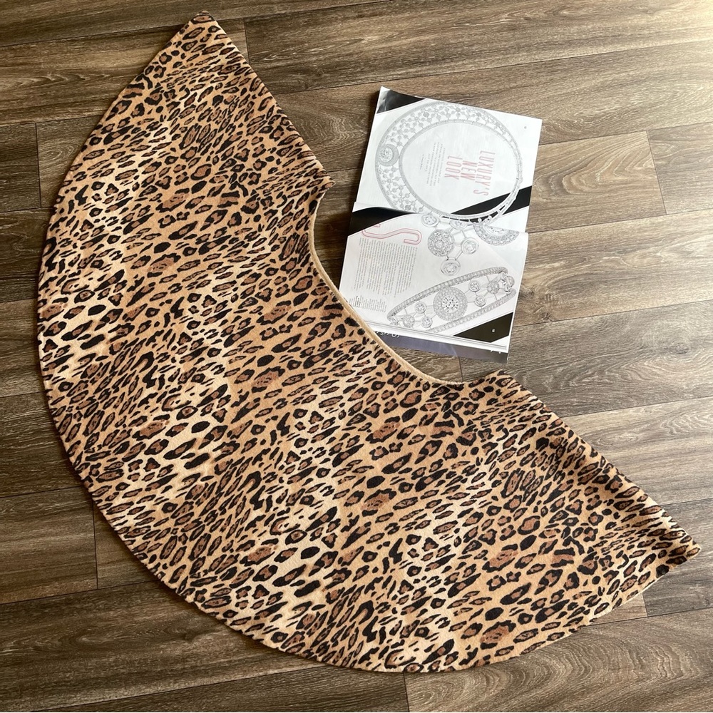 Leopard Print Multi-Purpose Reversible Wool Coat … - image 6